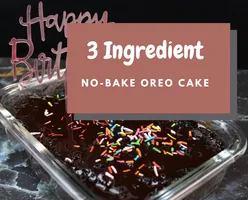 3 Ingredient No-Bake Oreo Cake